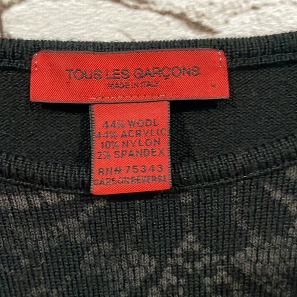 Tous Les Garçons Italian Sweater Large Lace - Picture 5 of 8